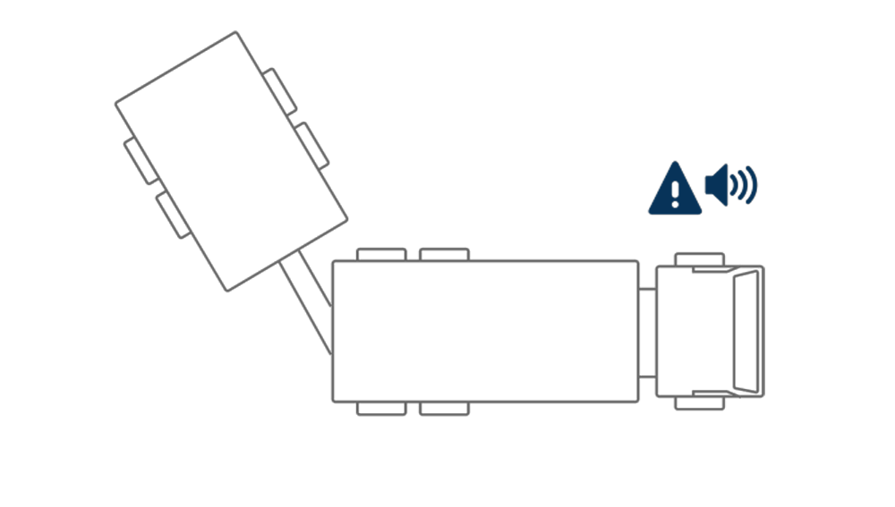 Ringfeder-Jackknifing illustration